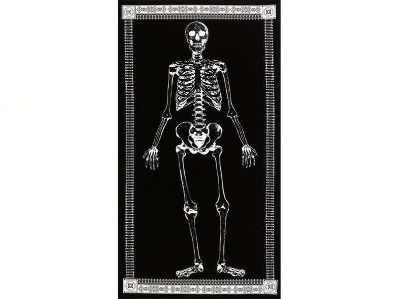 Baumwolle Stoff - PANEL - Mr. Bones