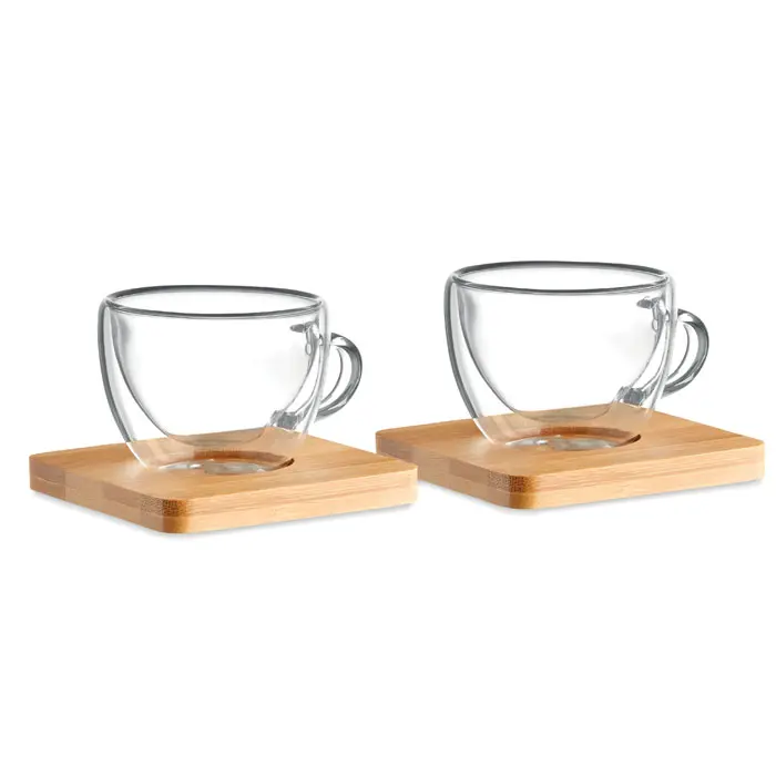 Belize Set mit 2 Espressogläsern