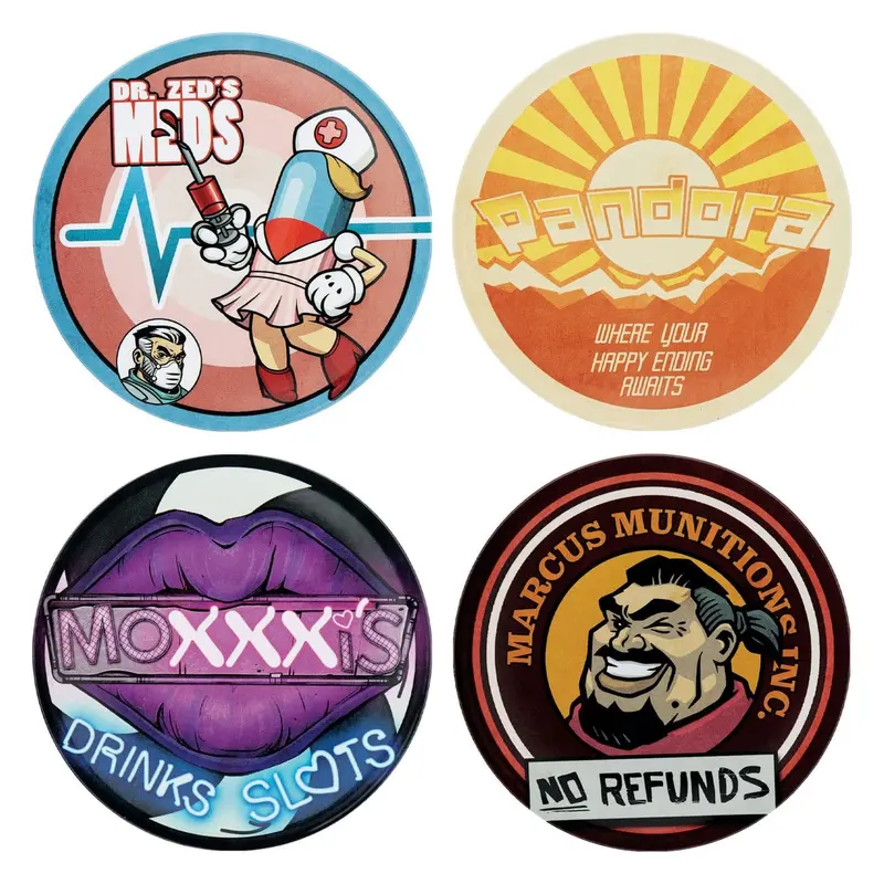 Borderlands Coaster 4-Pack