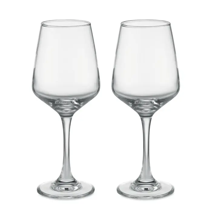 Cheers Set mit 2 Weingläsern
