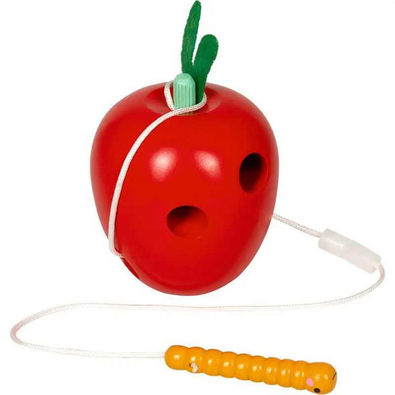 Fädelspiel Apfel