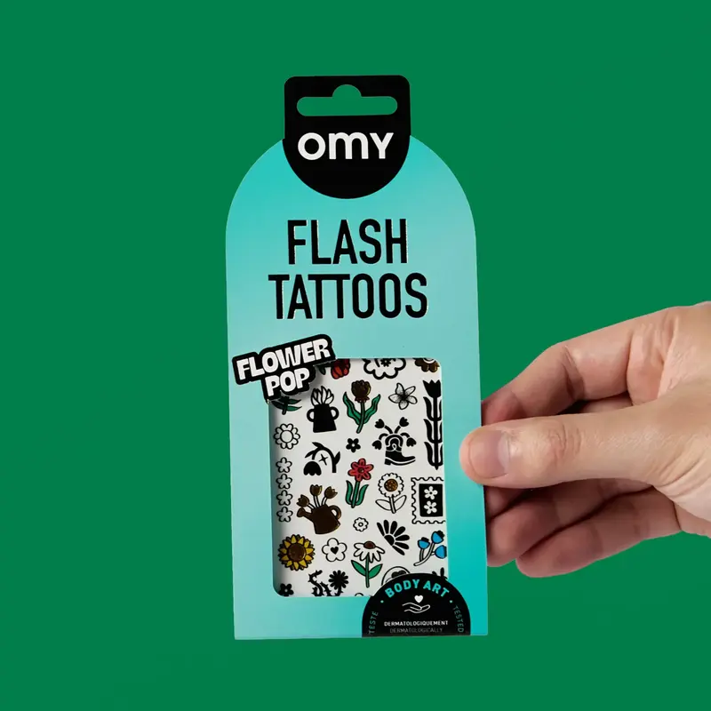 Flash Tattoos Flower Pop