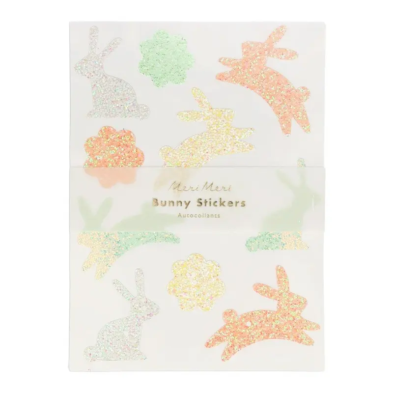 Glitzernde Hasen Sticker
