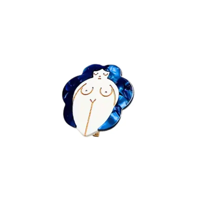 Haarclip 'Body' blau