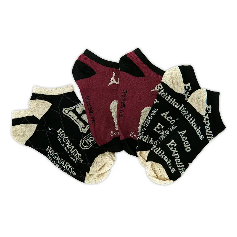 Harry Potter - Glitter Effect Socks 3 Set