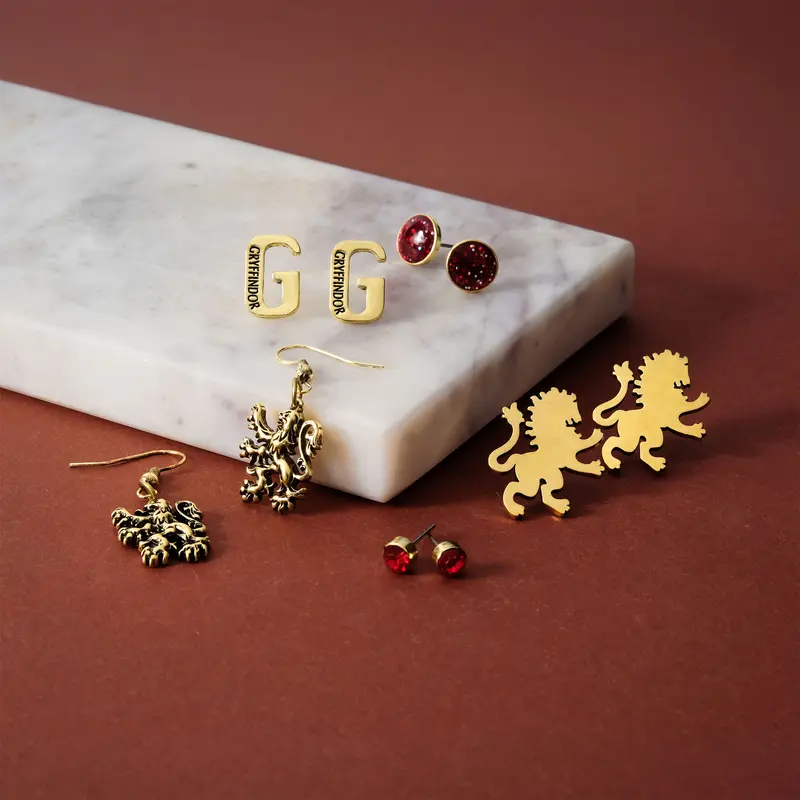 Harry Potter - Gryffindor Earring Set