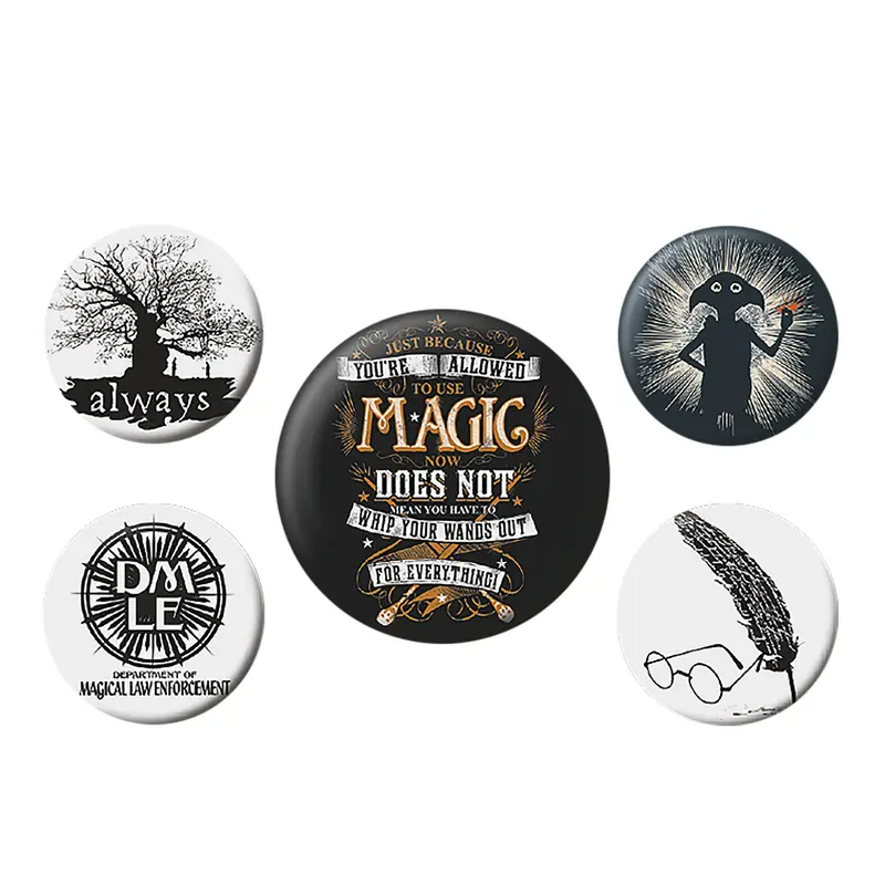 Harry Potter - Magic Button 5 Piece Set