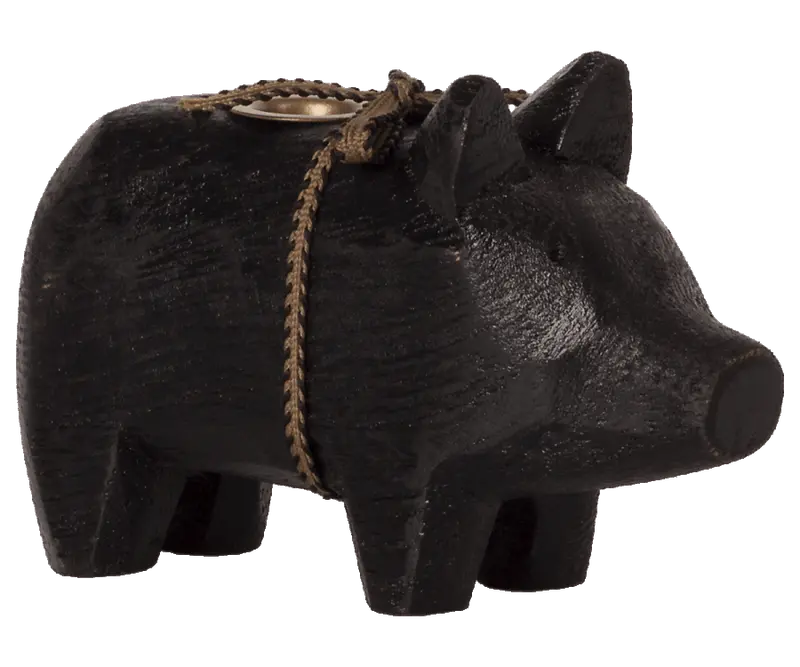 Holzschwein, Klein - Schwarz