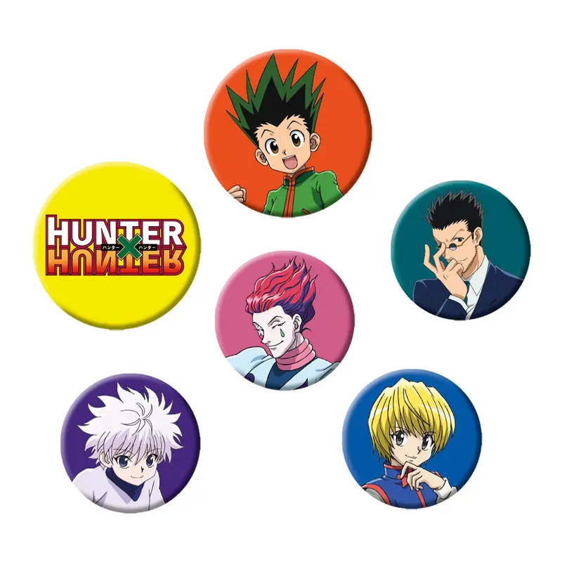 Hunter x Hunter - Characters Button 6 Piece Set