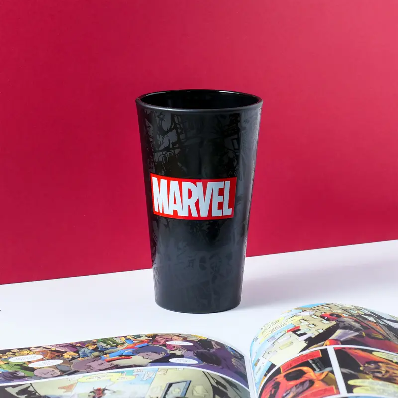 Marvel - Logo Glass