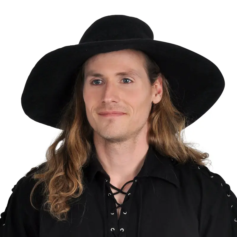 Medieval Hat Black