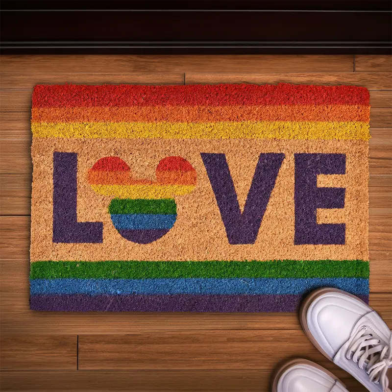 Mickey Mouse - Love Pride Doormat