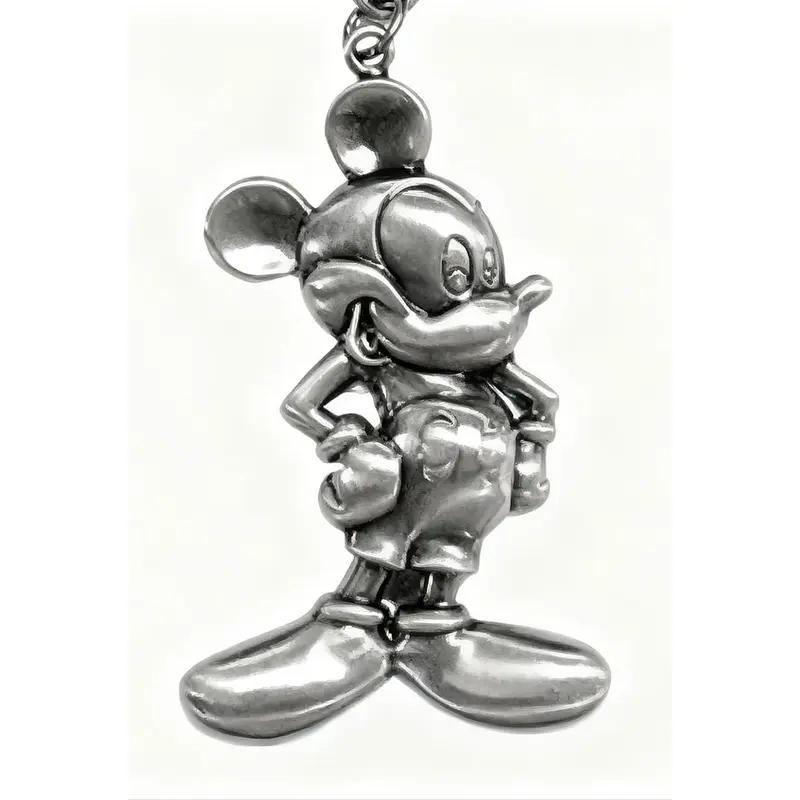 Mickey Mouse Pewter Keychain Mickey