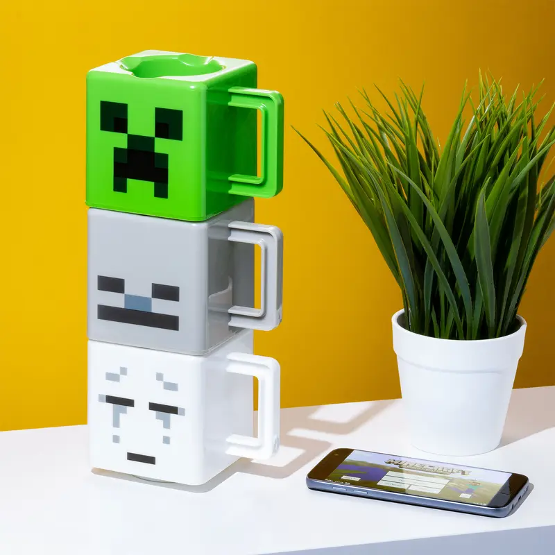 Minecraft - 3-piece cup set