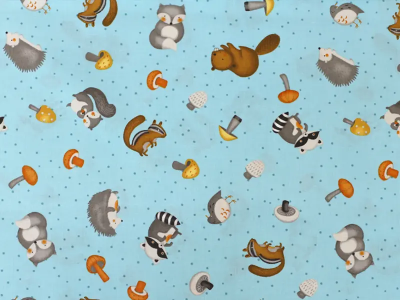 Patchworkstoff - Baumwolle Stoff - Cute Critters
