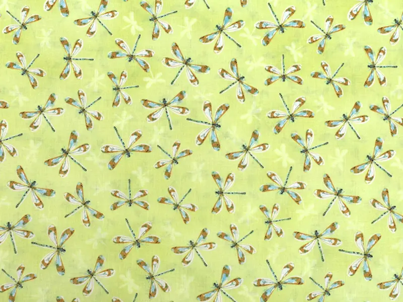 Patchworkstoff - Baumwolle Stoff - Dragonfly