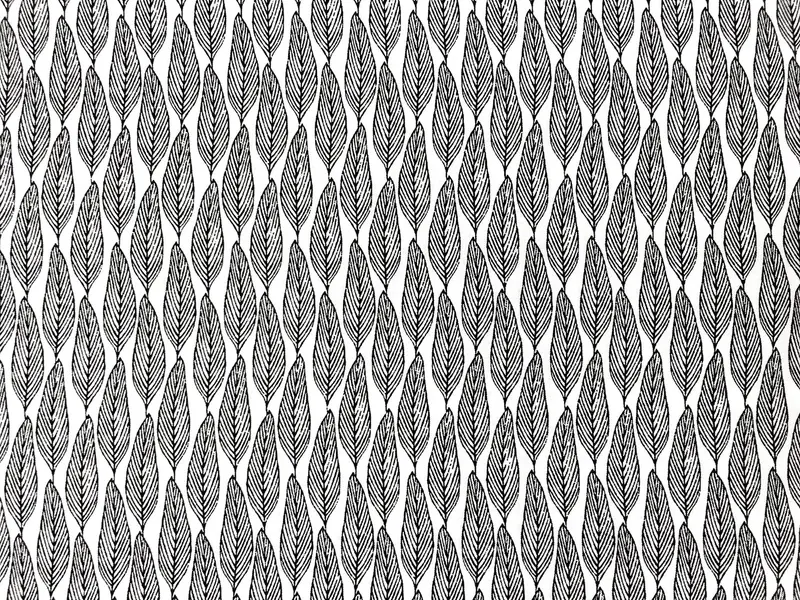 Patchworkstoff - Baumwolle Stoff - Gumleaves White