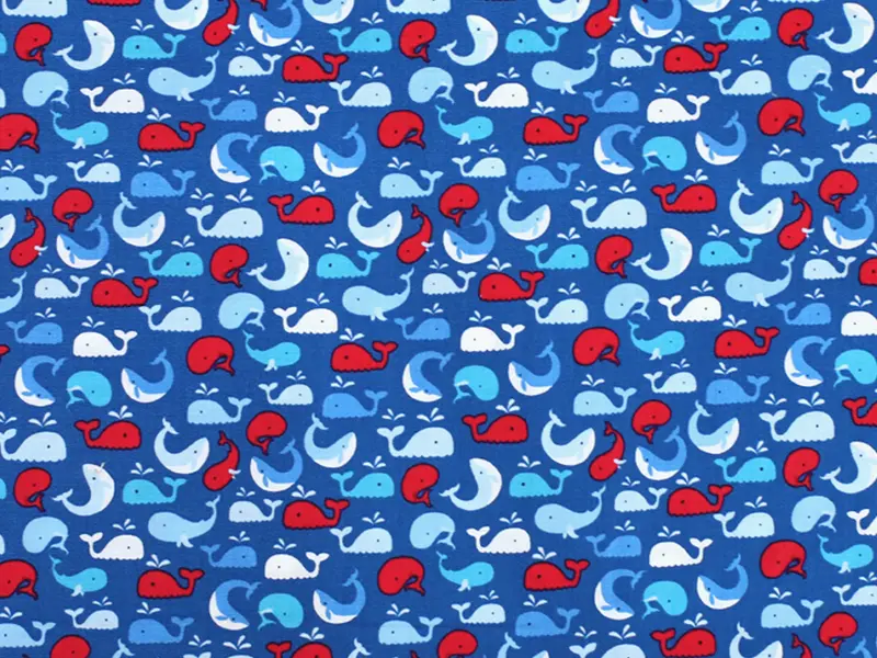 Patchworkstoff - Baumwolle Stoff - Little Whale