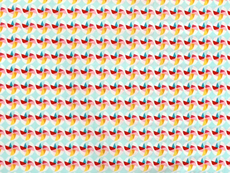 Patchworkstoff - Baumwolle Stoff - Pinwheel