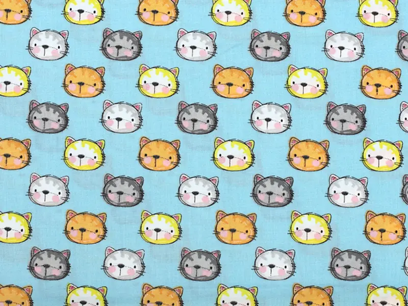 Patchworkstoff - Baumwolle Stoff - Purrfect Pals