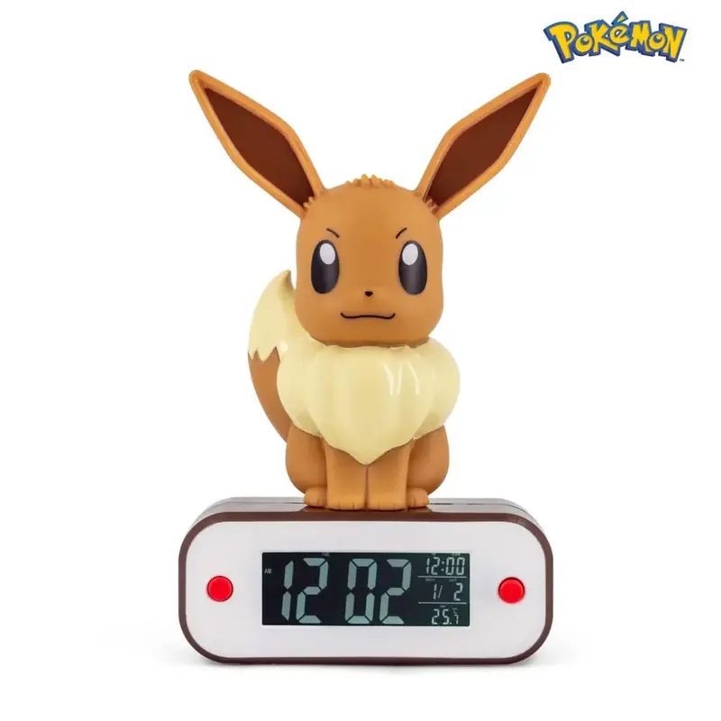 Pokémon Alarm Clock with Light Function Eevee 18 cm