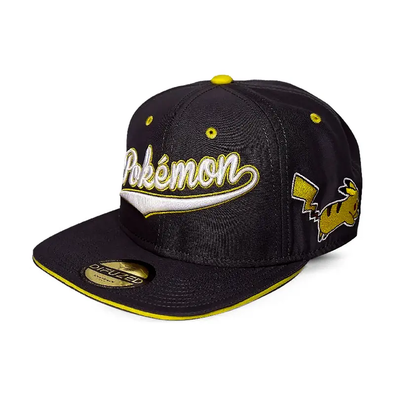 Pokemon - Logo Snapback Cap Black