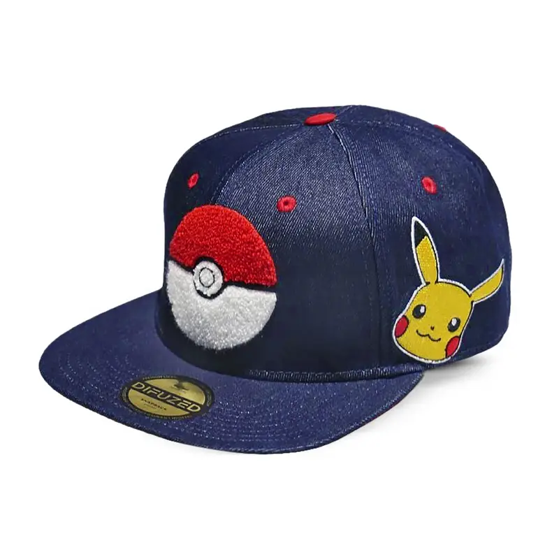 Pokemon - Pokeball Snapback Cap Blue