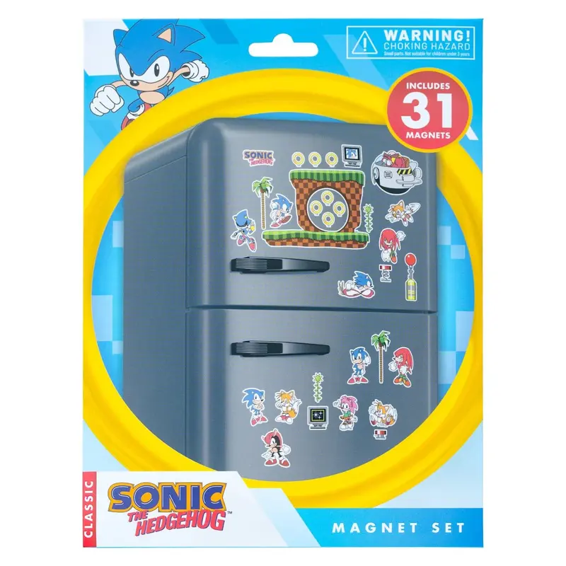 Sonic Die-Cut Magnet Set