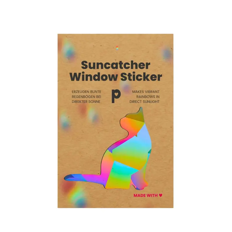 Suncatcher Fenstersticker Katze