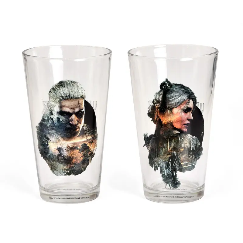 Witcher - Geralt & Ciri Glass Set