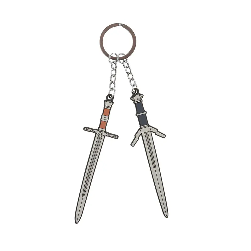 Witcher - Steel & Silver Keychain