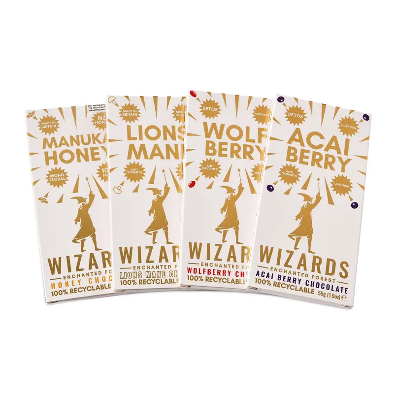 Wizards Magic - Enchanted Forest Selection Chocolate 4 Bars
